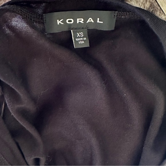 Koral Active Sheer Tank In Black - Picture 8 of 9